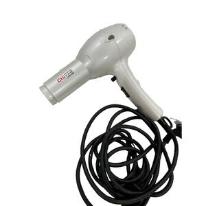 CHI PRO ~ LOW EMF Professional Hair Blowdryer White 1500w • extra‎ long cord
